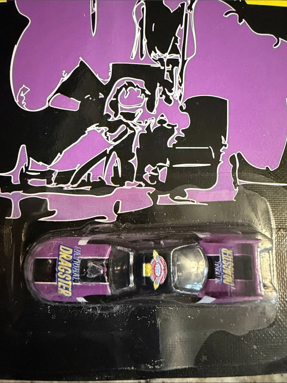 Source Unknown National Dragster Purple Die-Cast Funny Car